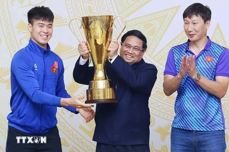 Thủ tướng gặp mặt, khen thưởng Đội tuyển Việt Nam giành chức vô địch ASEAN Cup 2024