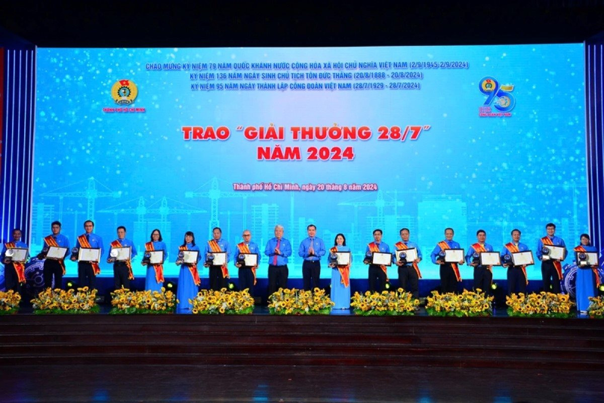 TP.HCM vinh danh 15 cá nhân đạt Giải Tôn Đức Thắng năm 2024